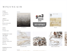 Tablet Screenshot of minjung-kim.com